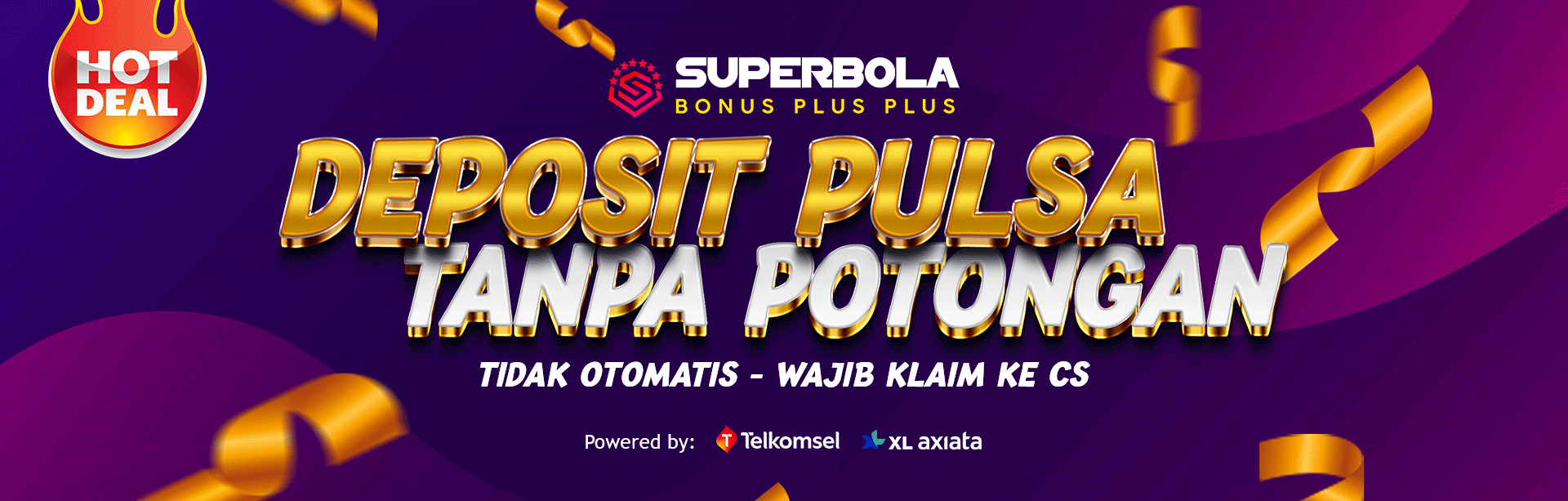 Deposit Pulsa Tanpa Potongan di Superbola