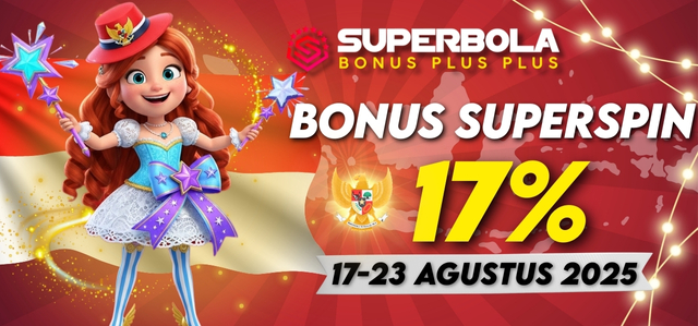 Superbola 17% Bonus Superspin Merdeka